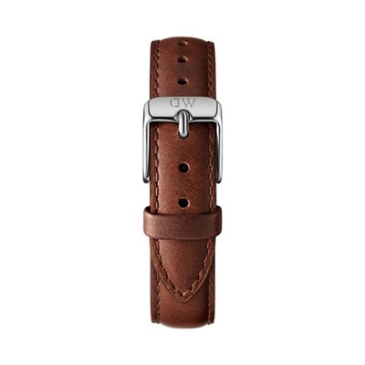 Reloj de cuarzo de piel Petite St Mawes - Marrón y plateado