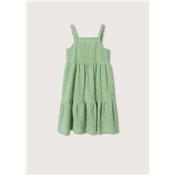 Vestido cuadro vichy -  Niña | MANGO OUTLET España