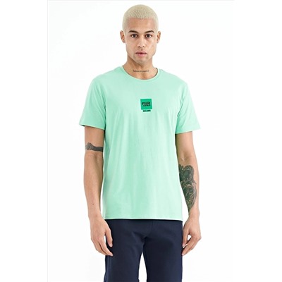 Мужская футболка стандартного кроя Bert Water Green — 88210 A11ER-88210