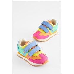 Little Bird by Jools Oliver Colourful Rainbow Retro Runner Trainers