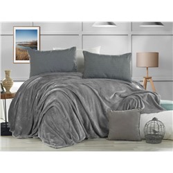 Плед KARVEN Super Soft VIGAN 160*220 п/э 1.5 спальный Р 941серый (Акция)