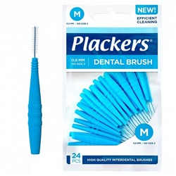 Набор ёршиков Plackers Dental Brush M (0,6 мм), 24 шт