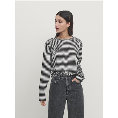 Jeans tiro alto wide leg
