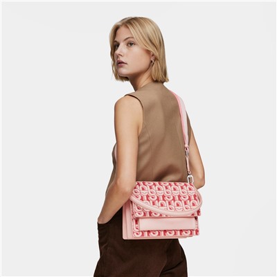 Bolso bandolera Tous Manifesto - coral
