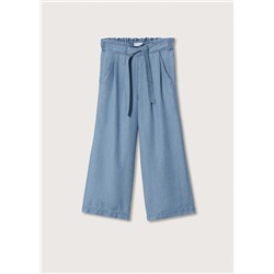 Pantalón lyocell pinzas -  Niña | MANGO OUTLET España