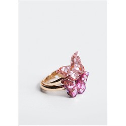 Pack 2 anillos resina -  Niña | MANGO OUTLET España