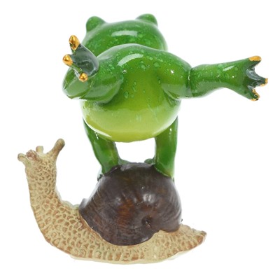 Фигурка декоративная "Лягушка", L10 W11 H11,5 см