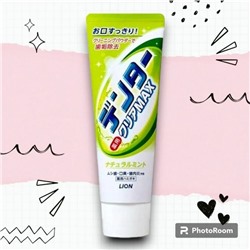 Зубная паста "Dentor Clear MAX Natural Mint" для защиты от кариеса с микропудрой натур мята 140 гр