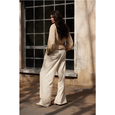 X ai beige pilisal тканые штаны tctaw25tp00000