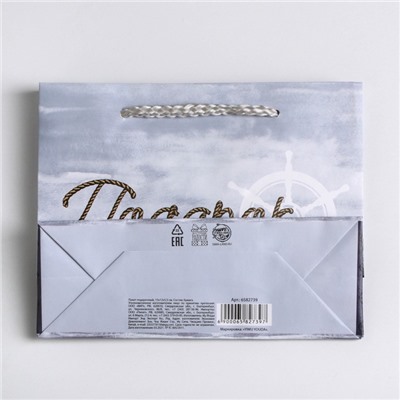 Пакет подарочный ламинированный, упаковка, «Present for you», S 15 х 12 х 5,5 cм