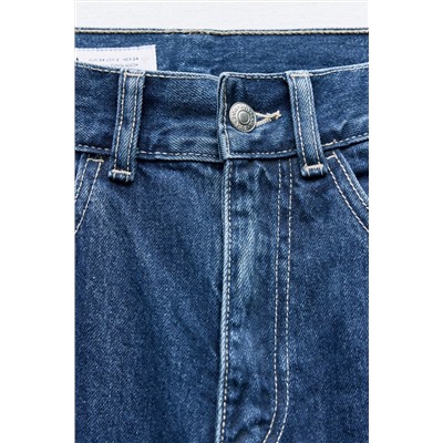 JEANS TRF DOBLADILLO TIRO ALTO