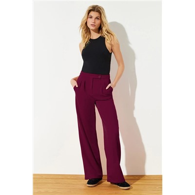 Bordeaux Wide Leg/Wide PaCa ткацкие брюки Twoaw22pl0066