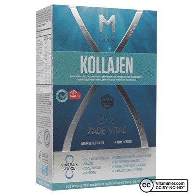 Zade Vital морской коллаген 40 капсул