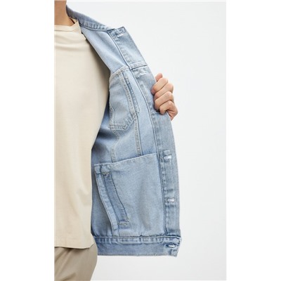Куртка джинс P411-1250 l.blue