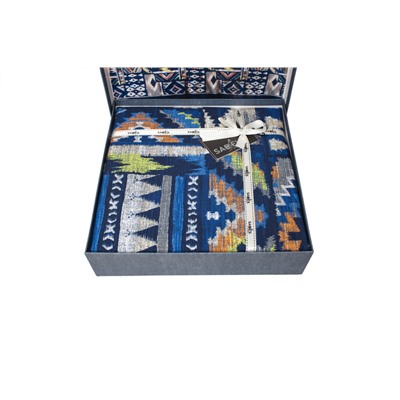 Постельное белье Sarevfancy poplin 1.5 сп. N193 Gilya v2/Mavi