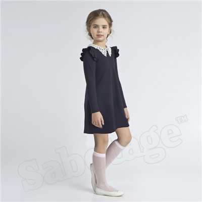 Платье д/д 19Ш3-ПЛД309-42 темно-синий