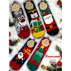 Носки женские новогодние soft 5 пар 36-41 Арт25