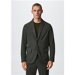Americana traje slim fit stretch -  Hombre | MANGO OUTLET España