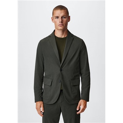 Americana traje slim fit stretch -  Hombre | MANGO OUTLET España
