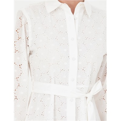 Ecru a Cout Plating Dress