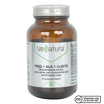 Venatura Пирролохинолинхинон, альфа-липоевая кислота и коэнзим Q10 30 капсул