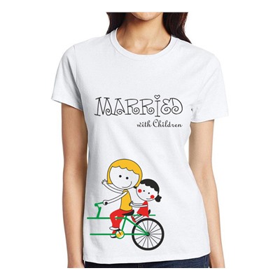 Футболка женская "Married.. with Children" SALE