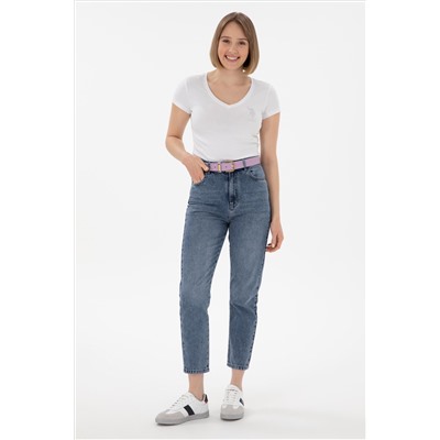 Женщина White Basic T -Fish Surprise Discount в корзине