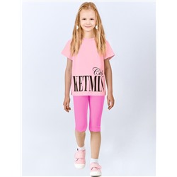 Костюм для девочки KETMIN ЗЕФИР цв.Розовый (Футболка/Бриджи)