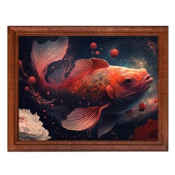 POSG-0208 Постер в рамке 23x17см Рыба