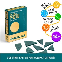 Головоломка PUZZLE «Собери круг», уровень 3, 14+