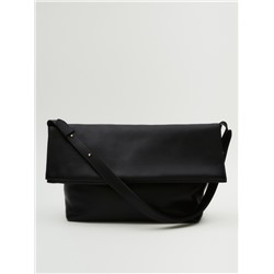 Bolso hombro piel napa solapa