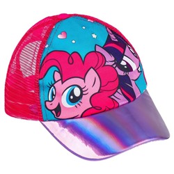 Кепка детская для девочки, с сеткой, размер 52-56 My Little Pony