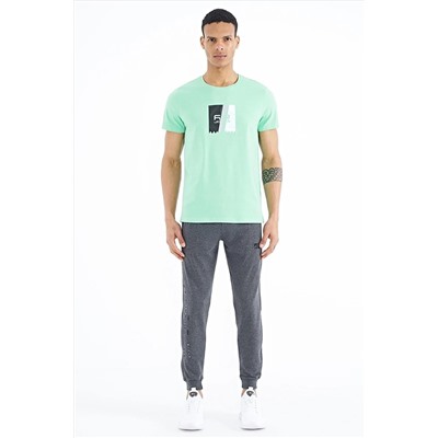 Мужская футболка Frank Water Green Standard Fit — 88219 A11ER-88219