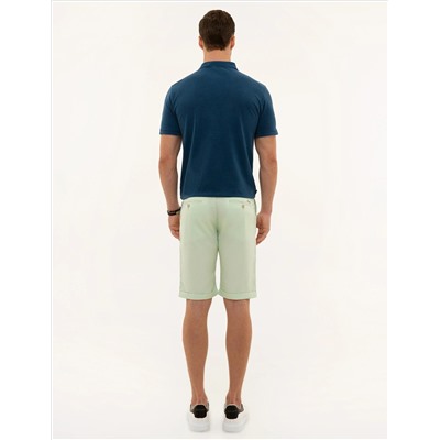 Mint Standard Fit Bermuda Shorts