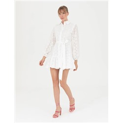 Ecru a Cout Plating Dress