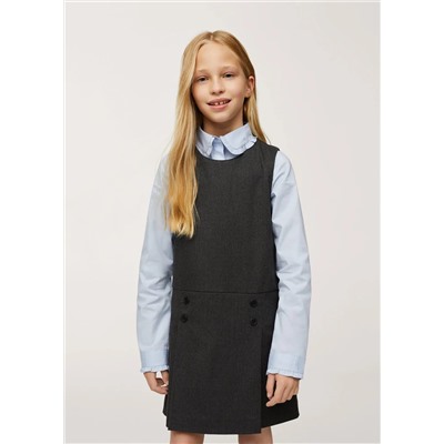 Vestido corto botones -  Niña | MANGO OUTLET España
