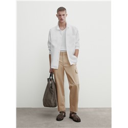 Pantalón cargo tapered fit