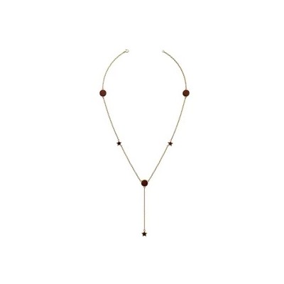 Колье серебряное с янтарём N10010ZK