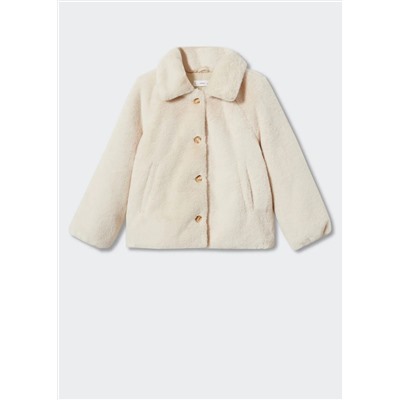 Abrigo pelo -  Niña | MANGO OUTLET España