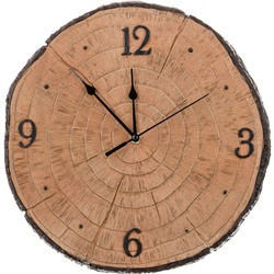 ЧАСЫ НАСТЕННЫЕ КВАРЦЕВЫЕ "TREE" 32*31*4 СМ.ДИАМЕТР ЦИФЕРБЛАТА=21 СМ.(КОР=6ШТ.)