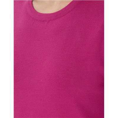 Fuşya Slim Fit Basic Kazakh