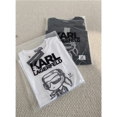 Женская вышитая футболка KARL LAGERFEL*D ОРИГИНАЛ!