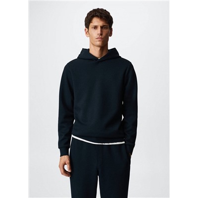 Sudadera transpirable capucha -  Hombre | MANGO OUTLET España