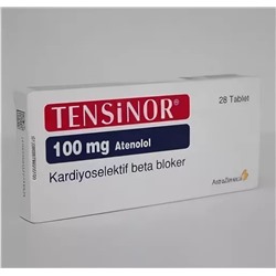 TENSINOR 100 mg 28 tablet (аналог Атенолол) Atenolol