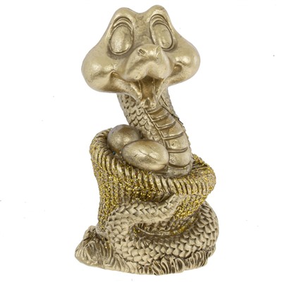 Фигурка декоративная "Змея", L3,5 W4 H6,5 см, 4в.