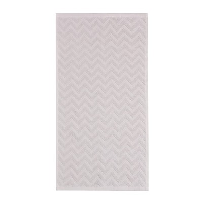 Полотенце махровое LoveLife Zig-Zag, 50х90 см, цвет пыльно-лавандовый, 100% хл, 450 гр/м2