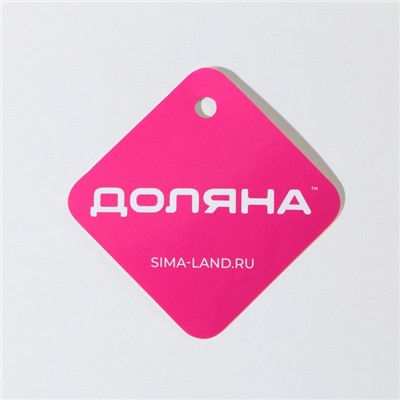 Корзина для продуктов Доляна, 40×30×15 см, пластик, плетёная, коричневая
