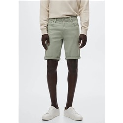 Bermudas vaqueras algodón stretch -  Hombre | MANGO OUTLET España