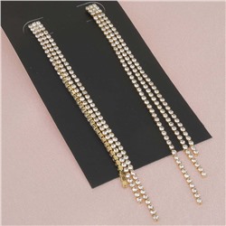 Серьги длинные на гвоздиках арт. 13 2513 (id 271092)