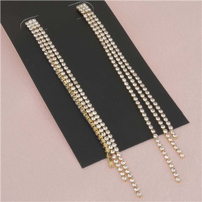 Серьги длинные на гвоздиках арт. 13 2513 (id 271092)
